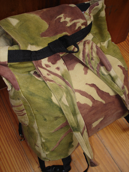 DIY Camouflage fabric and backpack