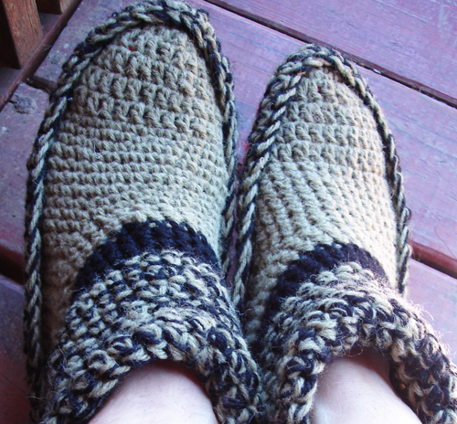 crochet slipper boots